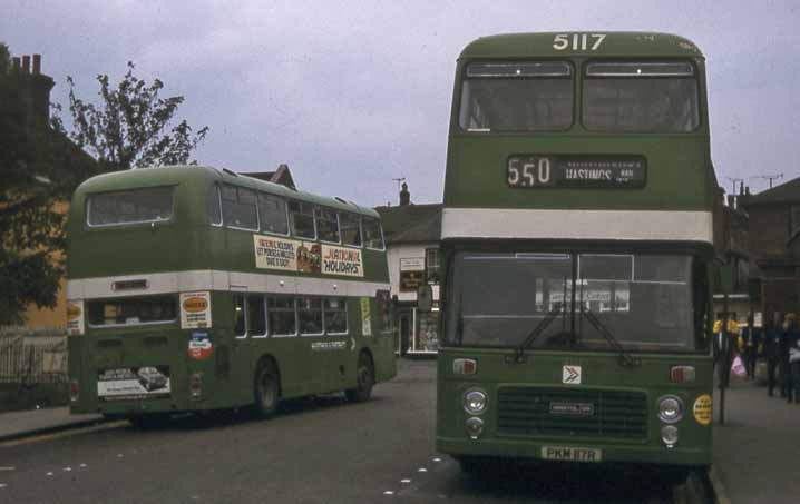 Maidstone & District highbridge and Hastings & District lowbridge Bristol VRs